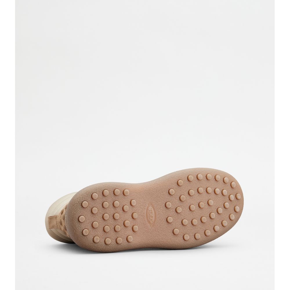 w. g. lace-up ankle boots in suede