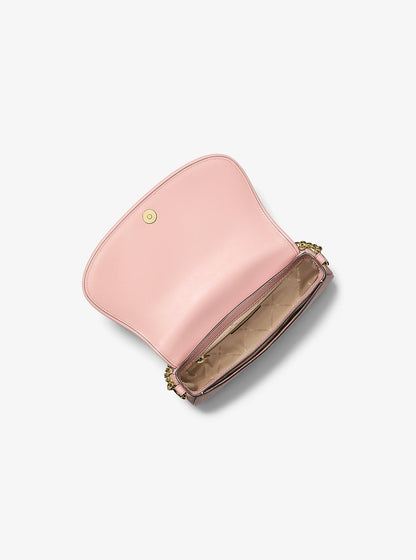 mila medium signature logo messenger bag