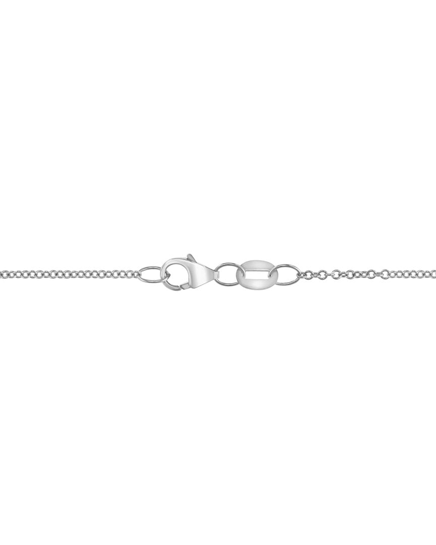 silver 0.59 ct. tw. diamond necklace