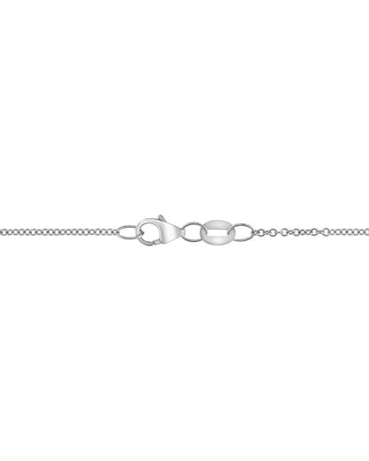 silver 0.59 ct. tw. diamond necklace