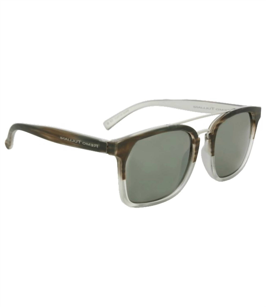 fury sunglasses in matte tort fade/black mirror lens