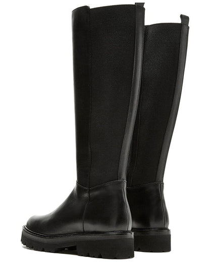 arrow leather boot
