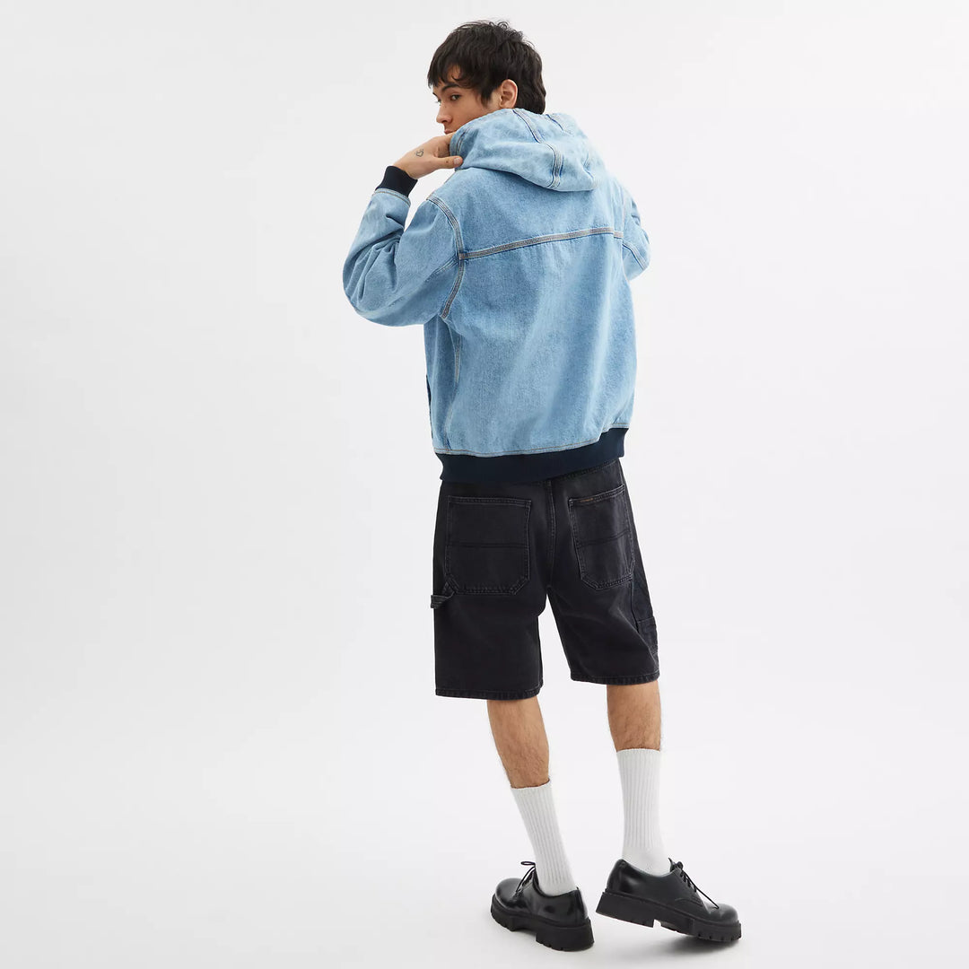 signature denim zip jacket
