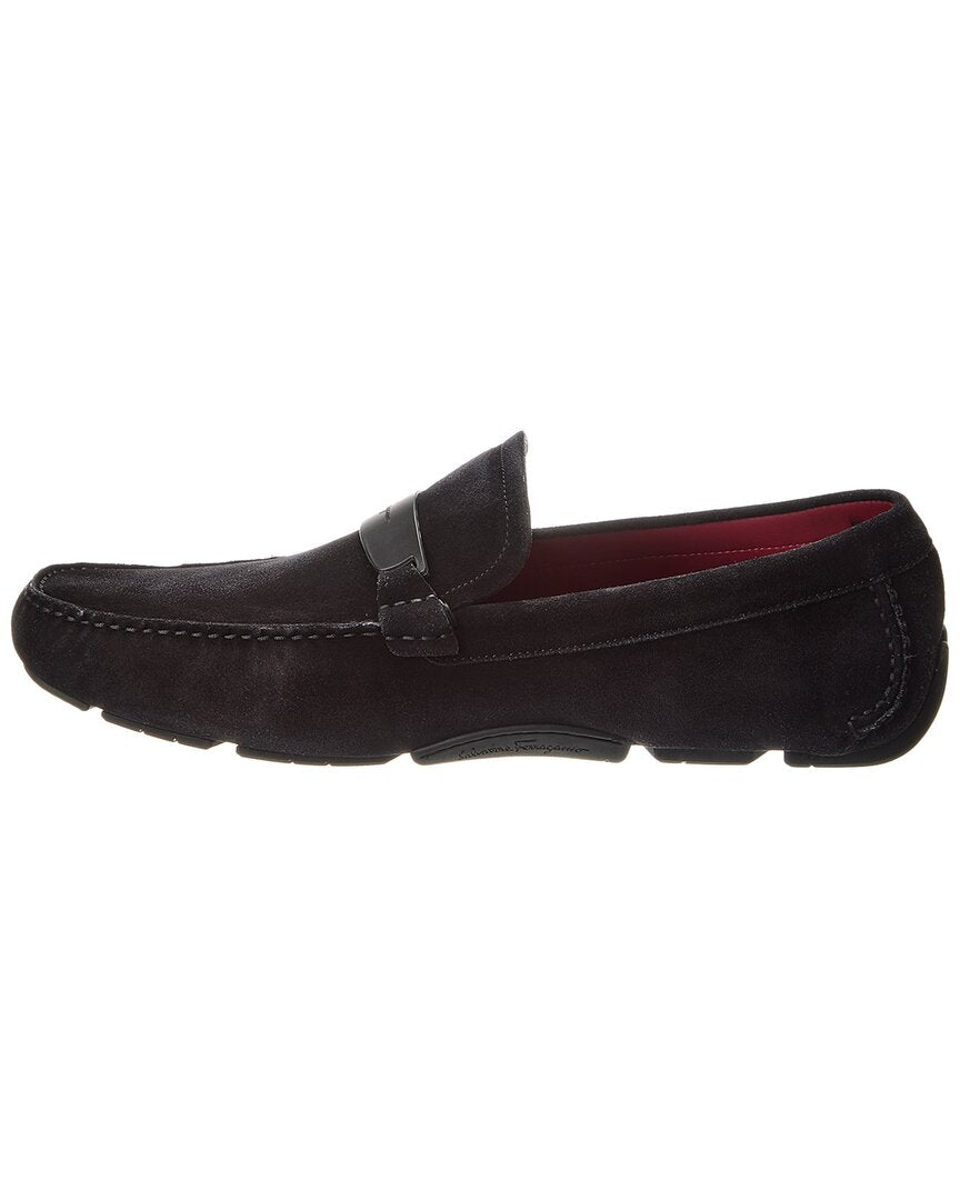 ferragamo switch light suede driver