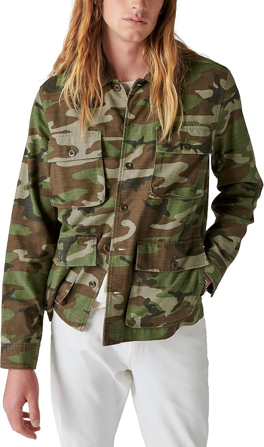 Large - camo army green