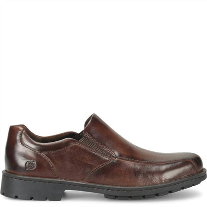 men's laken slip on in brown bark