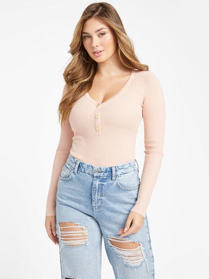 coralia rib knit bodysuit