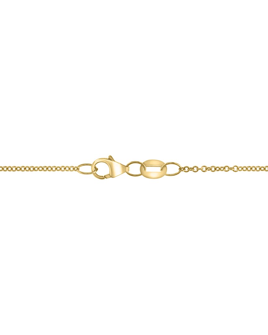 14k 0.12 ct. tw. diamond necklace