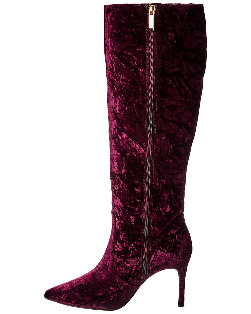 lena knee high velvet boot