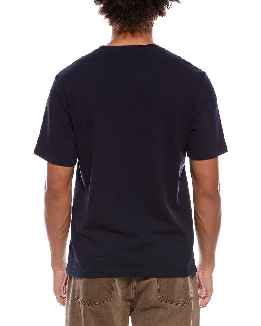textured knit crewneck t-shirt