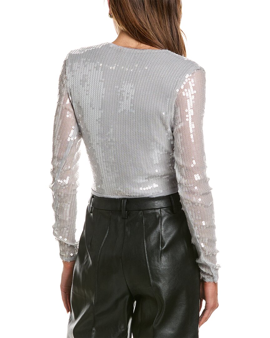 emelia sequin wrap bodysuit