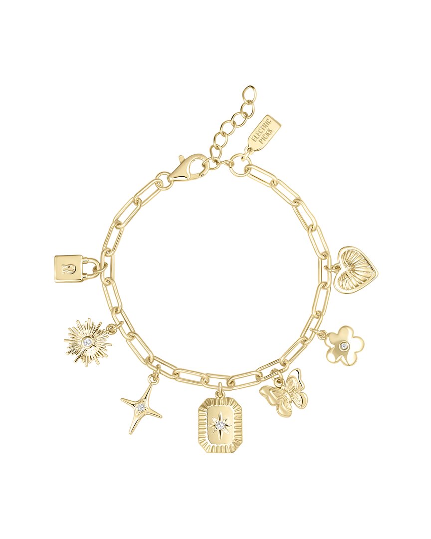 14k plated tallulah charm bracelet