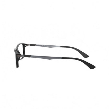 unisex rx7017 glasses in shinny black