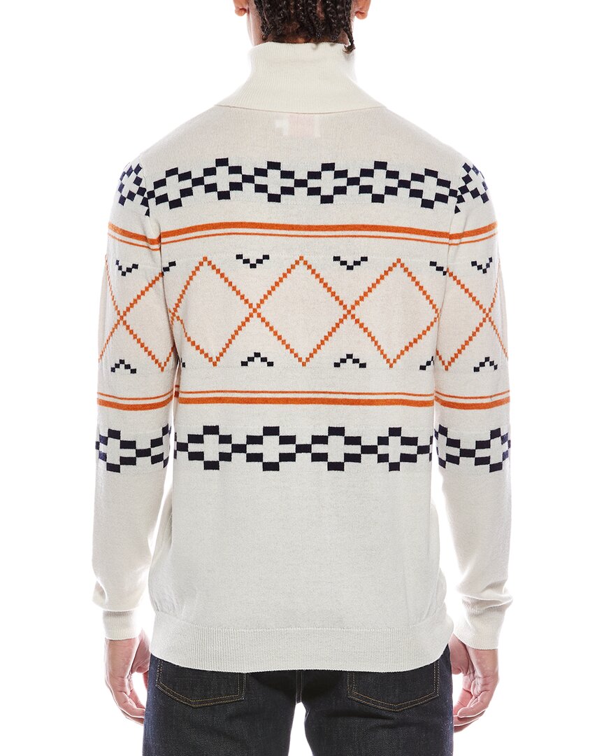 fairisle wool & cashmere-blend turtleneck sweater