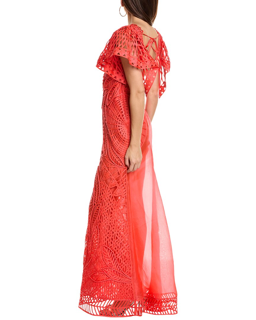 lace silk gown
