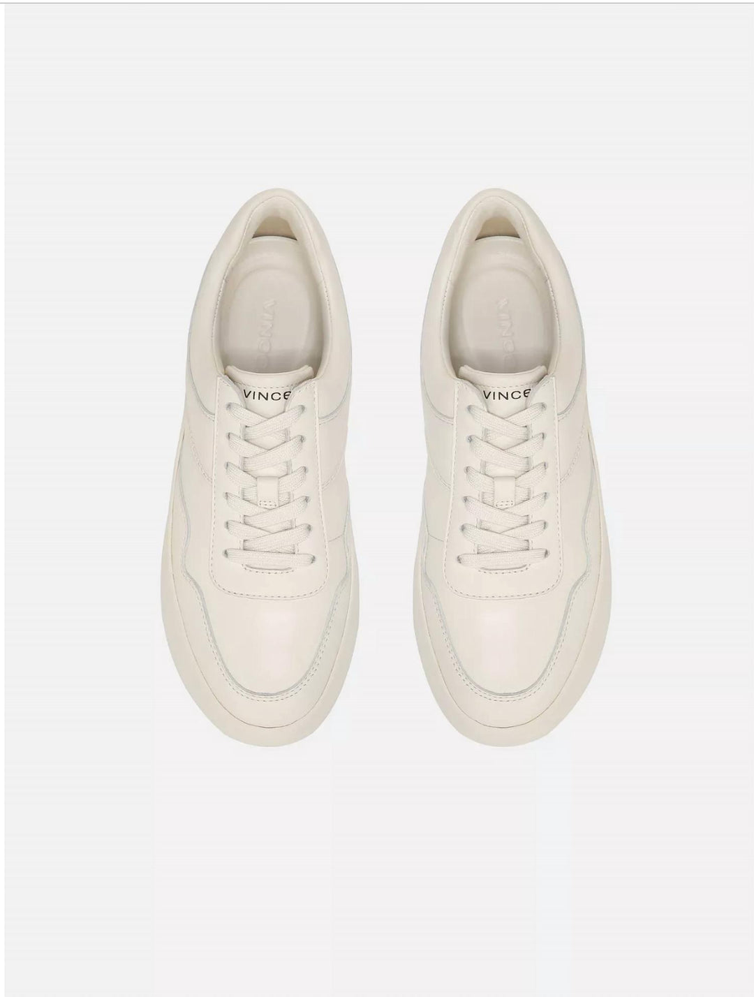 women's warren court leather sneaker in milk