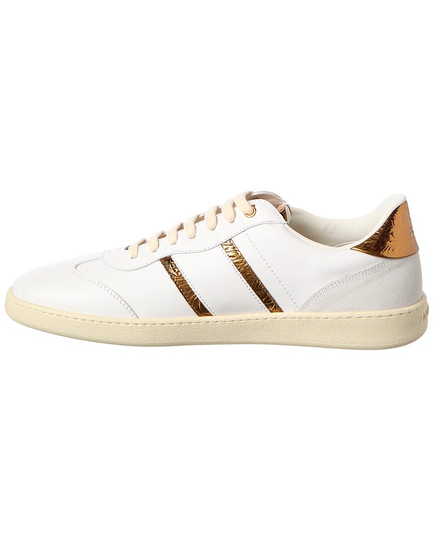 ferragamo leather sneaker