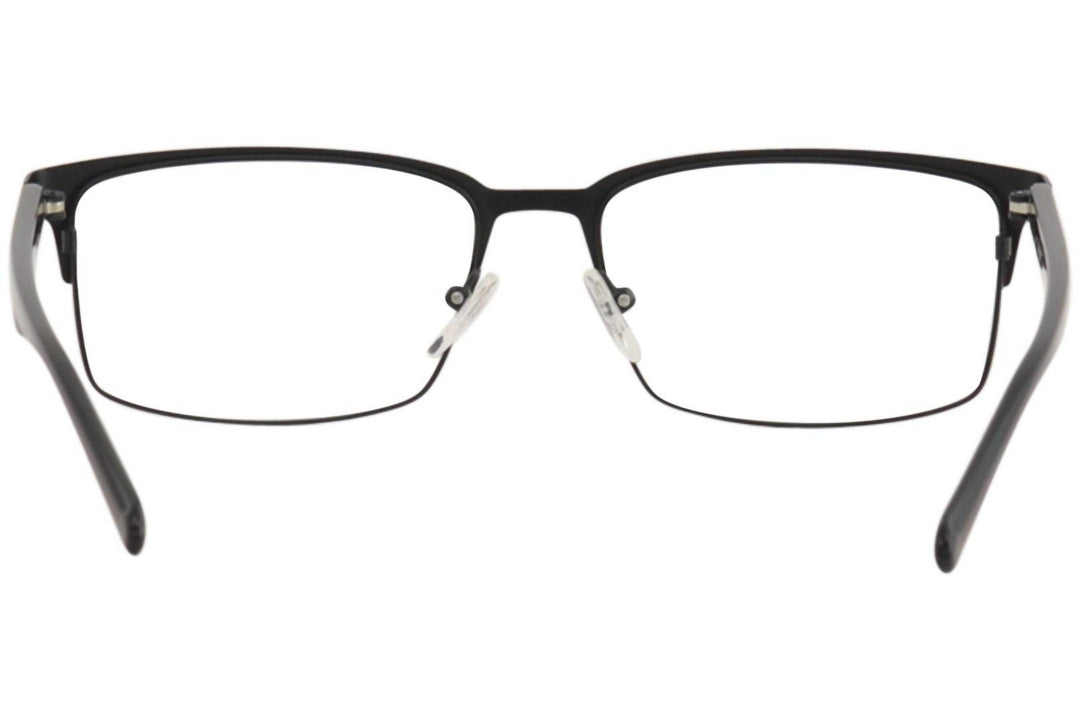 men's ben rectangular optical frame in satin black