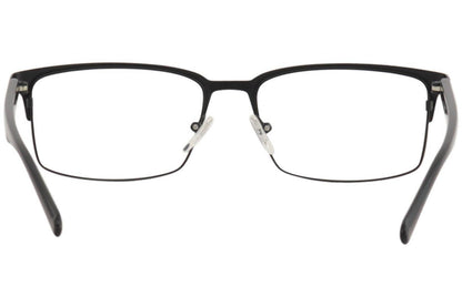 men's ben rectangular optical frame in satin black