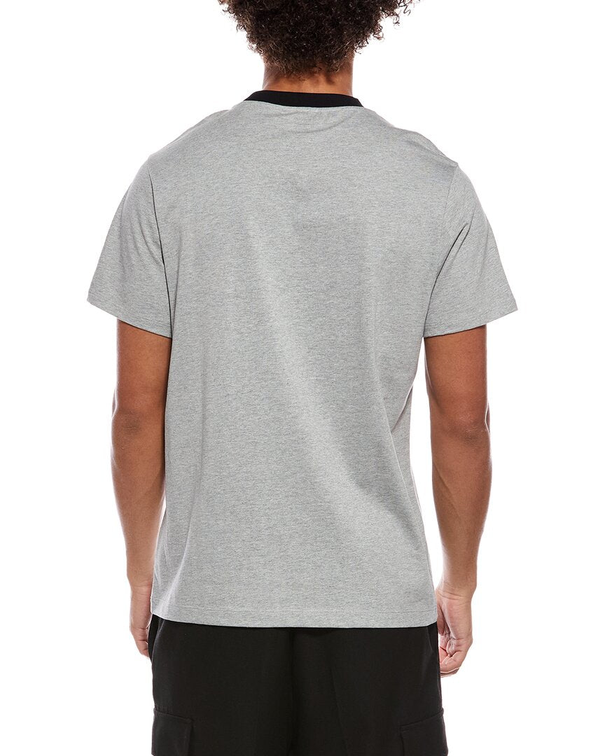 off-white slim fit globe logo t-shirt
