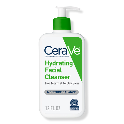 Hydrating Facial Cleanser, Gentle Face Wash for Balanced to Dry Skin