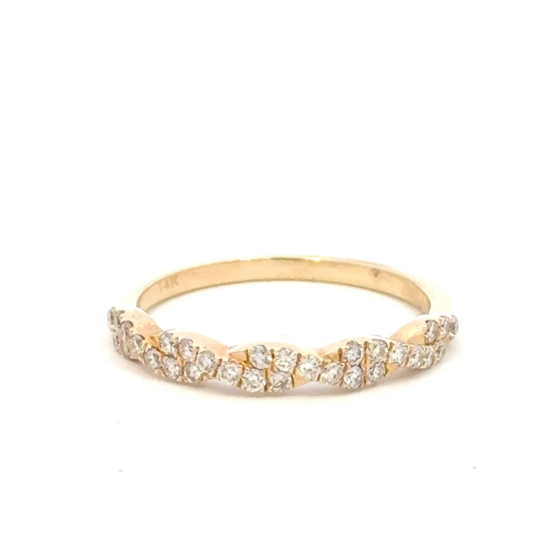 US 6.5 - 14k yellow gold