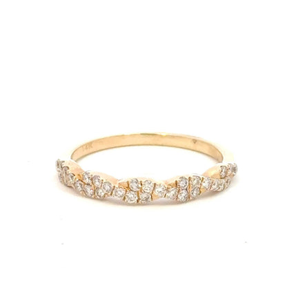 US 6.5 - 14k yellow gold