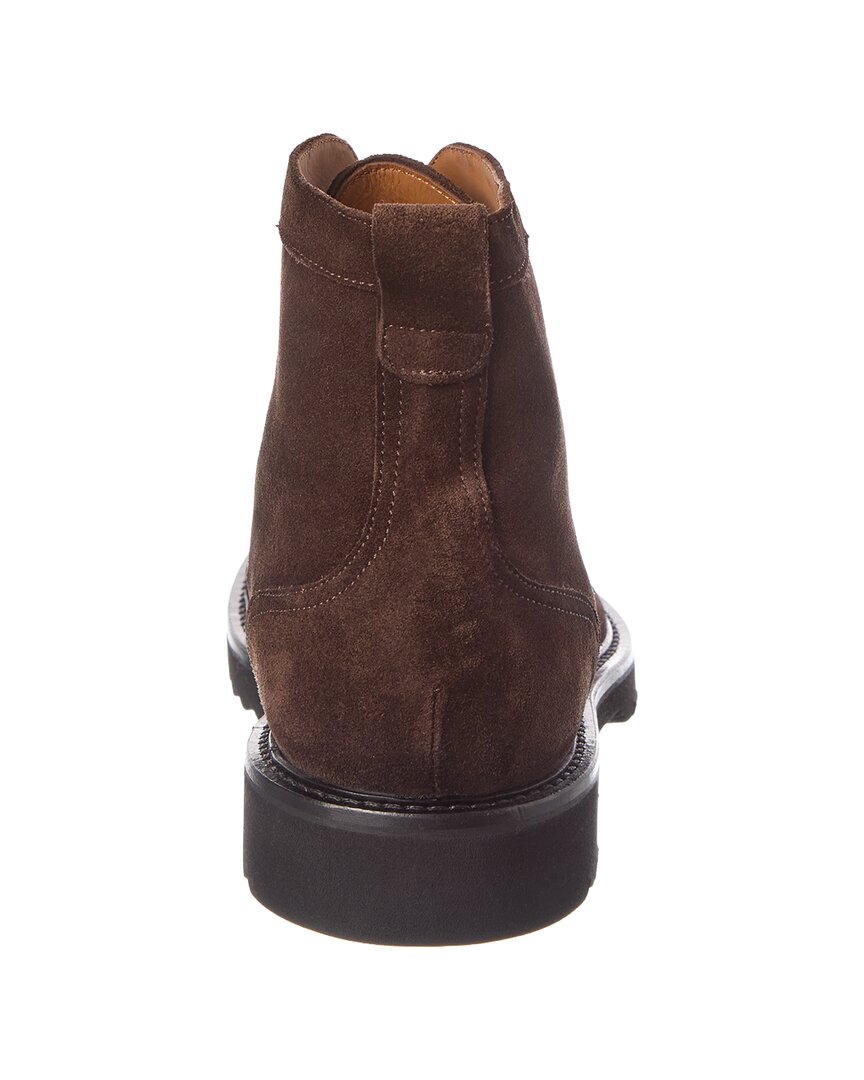 lace-up suede boot