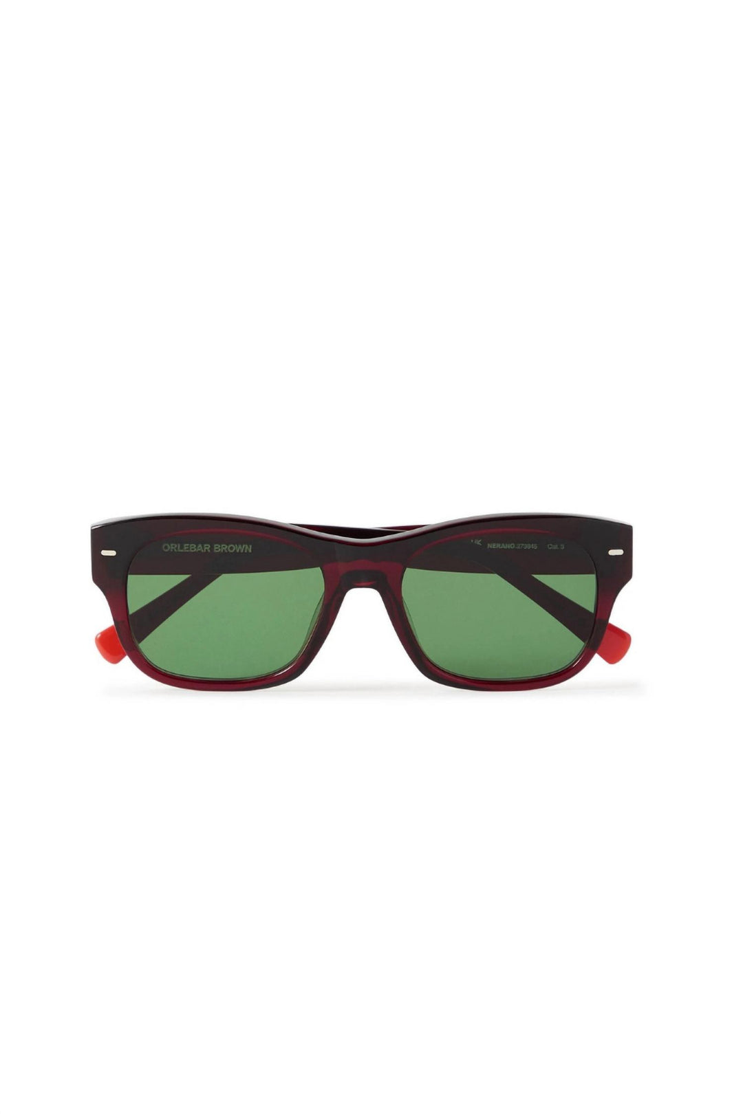 men's nerano sunglasses in burgundy