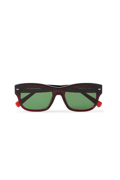 men's nerano sunglasses in burgundy