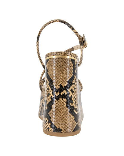 tatiana snakeskin sandal