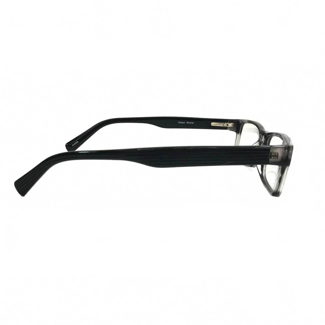 men's rm5007 rectangle eyeglasses in black