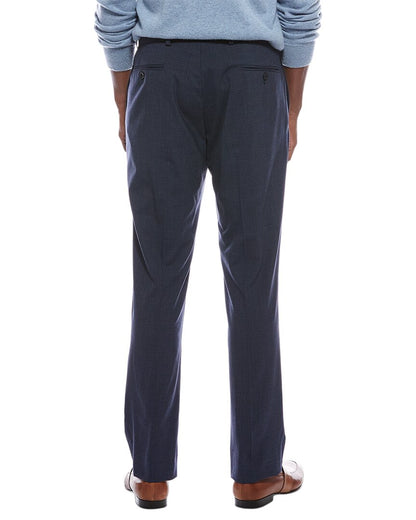 wool-blend classic trouser