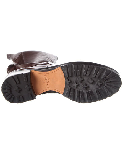 clarita motorcycle leather bootie