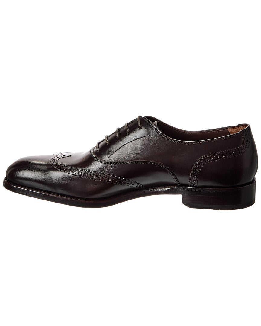 ferragamo leather dress shoe