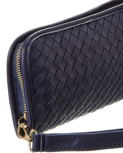 ora hand-woven leather wallet