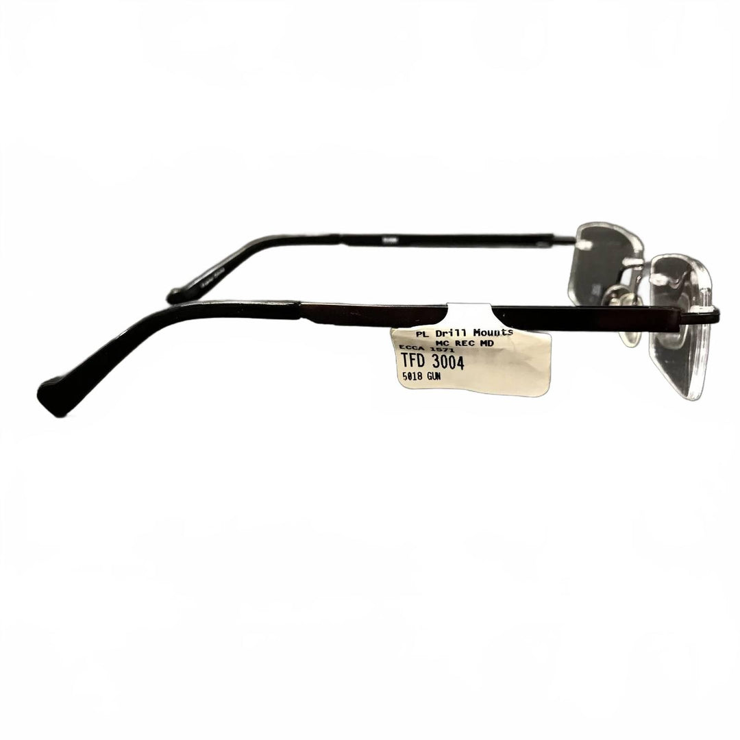 men's tfd3004 rectangle eyeglasses in grey