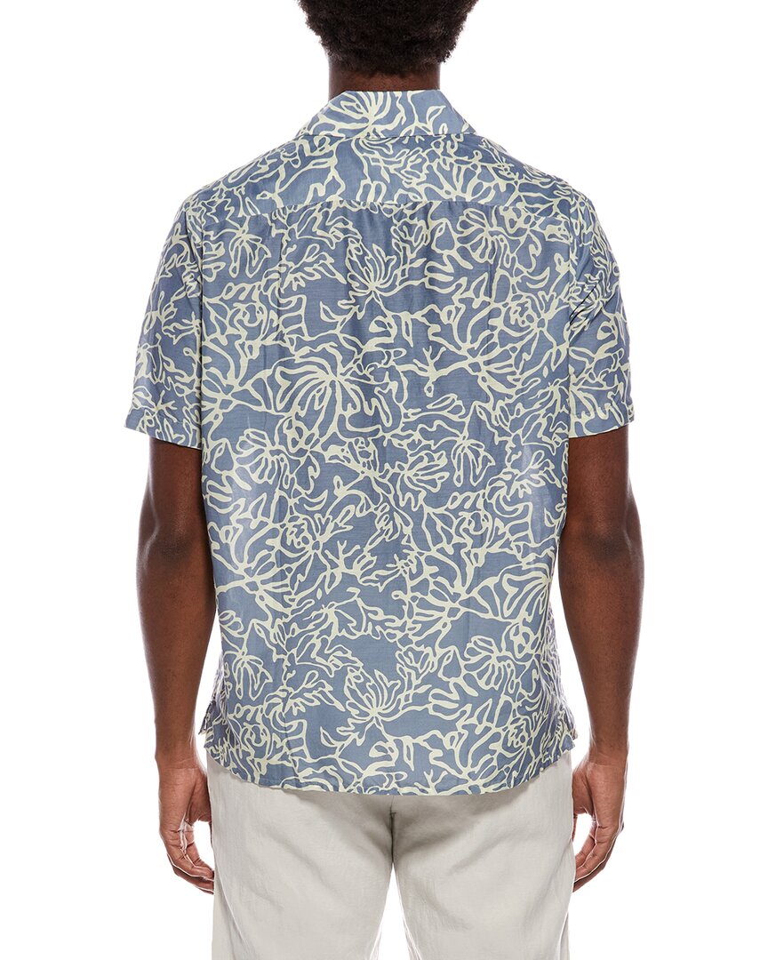 silk-blend sport shirt