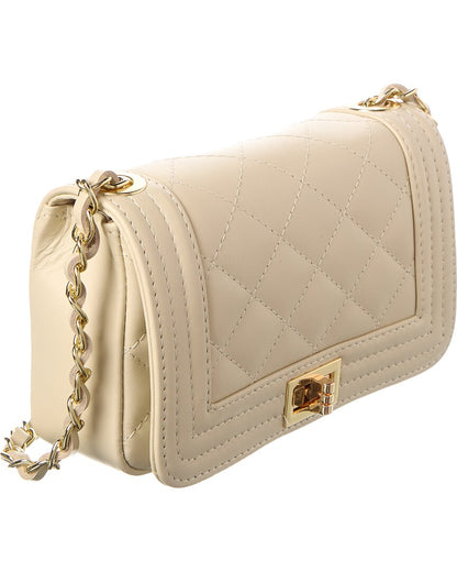 caroline quilted leather crossbody