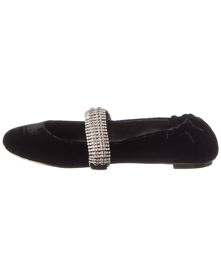 camila velvet ballerina flat