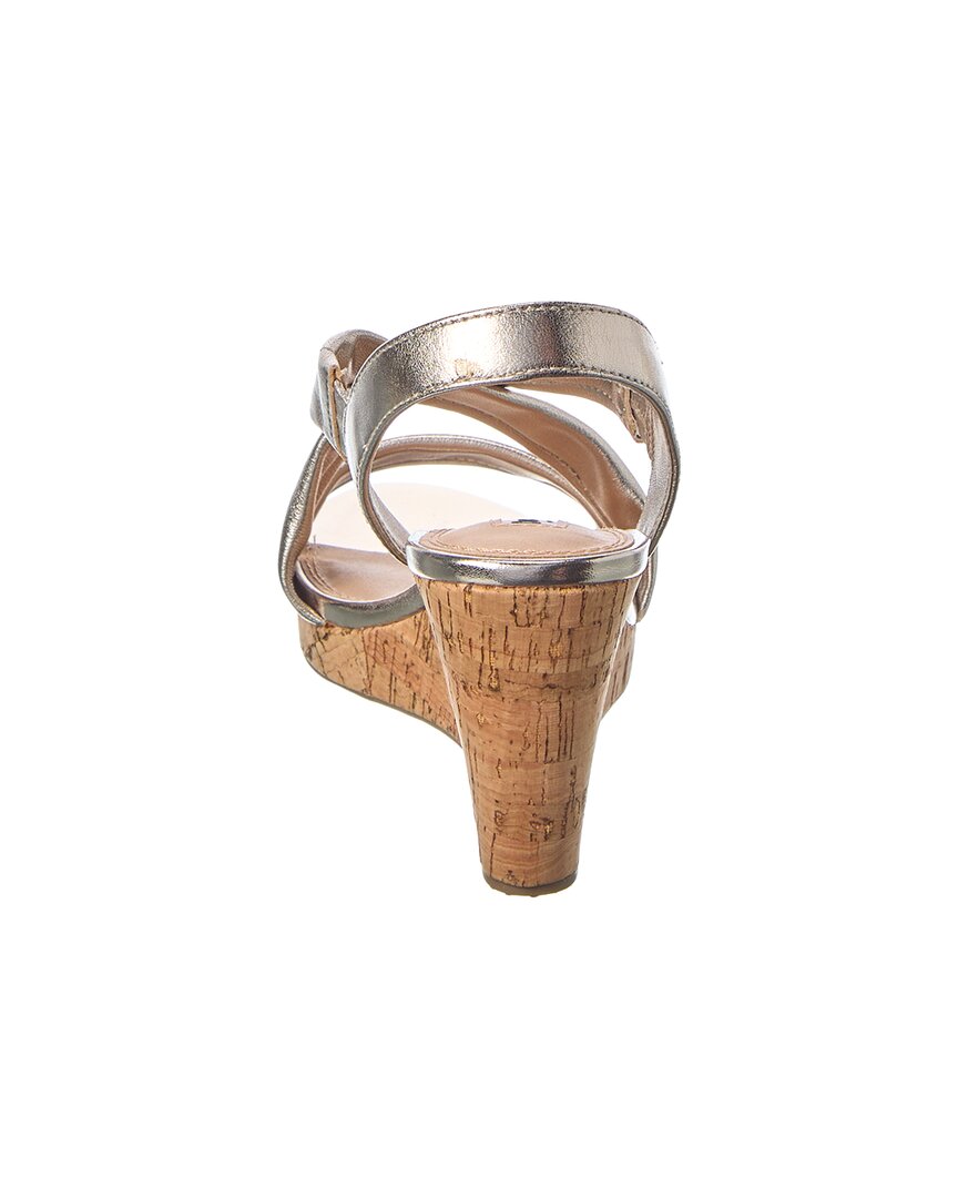 kamies leather wedge sandal