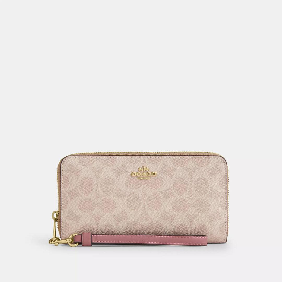 long zip around wallet in signature canvas