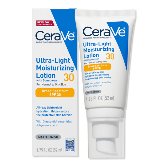 Ultra-Light Moisturizing Lotion with SPF 30 for Balanced to Oily Skin