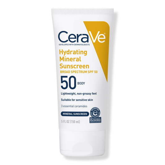 Hydrating Mineral Sunscreen Lotion for Body SPF 50 for All Skin Types