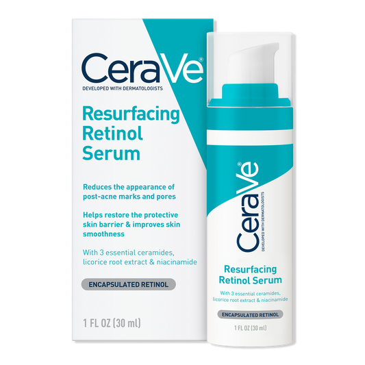 Resurfacing Retinol Facial Serum for Acne Prone Skin