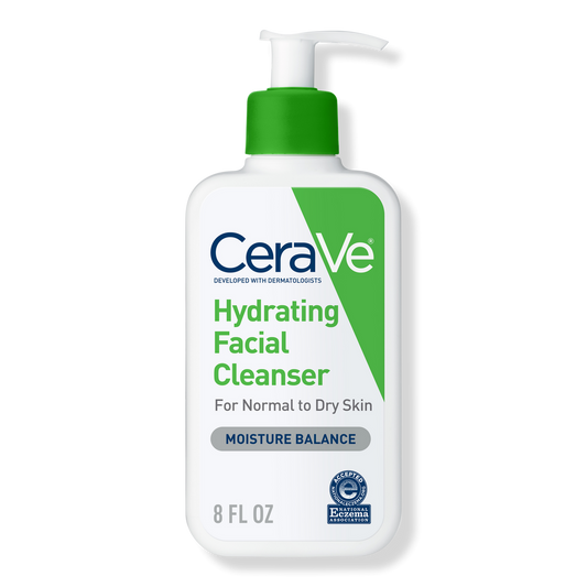 Hydrating Facial Cleanser, Gentle Face Wash for Balanced to Dry Skin