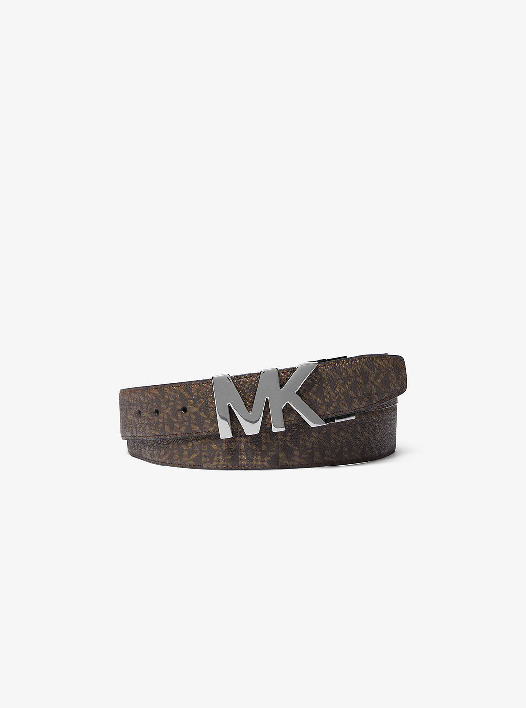 reversible signature logo and leather belt
