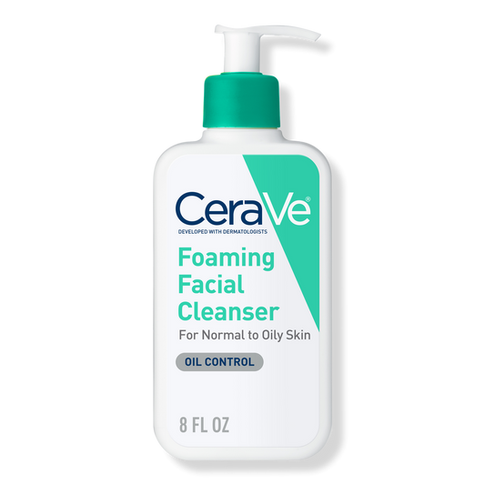 Foaming Facial Cleanser, Gel-Based Face Wash for Balanced to Oily Skin