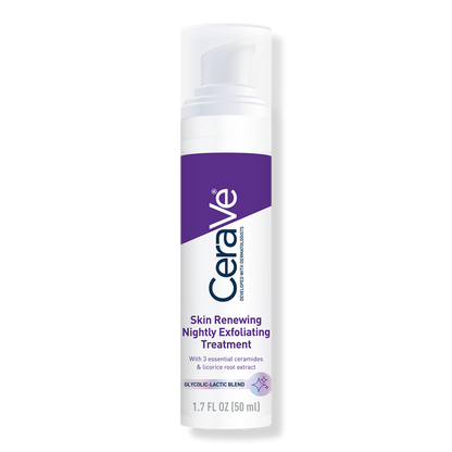 Skin Renewing Nightly Exfoliating Treatment, Anti-Aging Face Serum