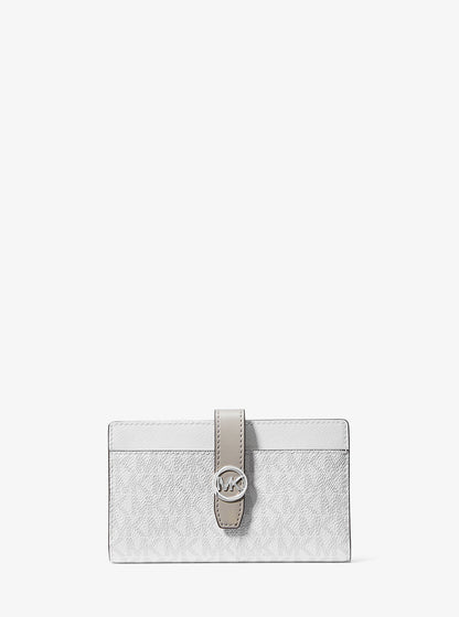 greenwich medium signature logo wallet